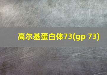 高尔基蛋白体73(gp 73)